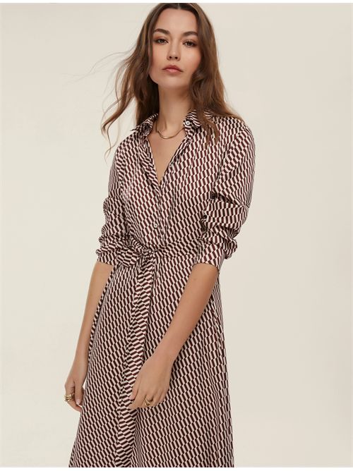 Abito in twill stampato EMME MARELLA | COMMA134/003